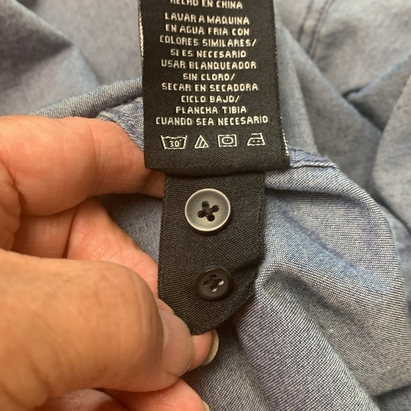 Civil Society Mens Button Up Loose Fit Short Sleeve 100% Lightweight Cotton - Picture 9 of 10